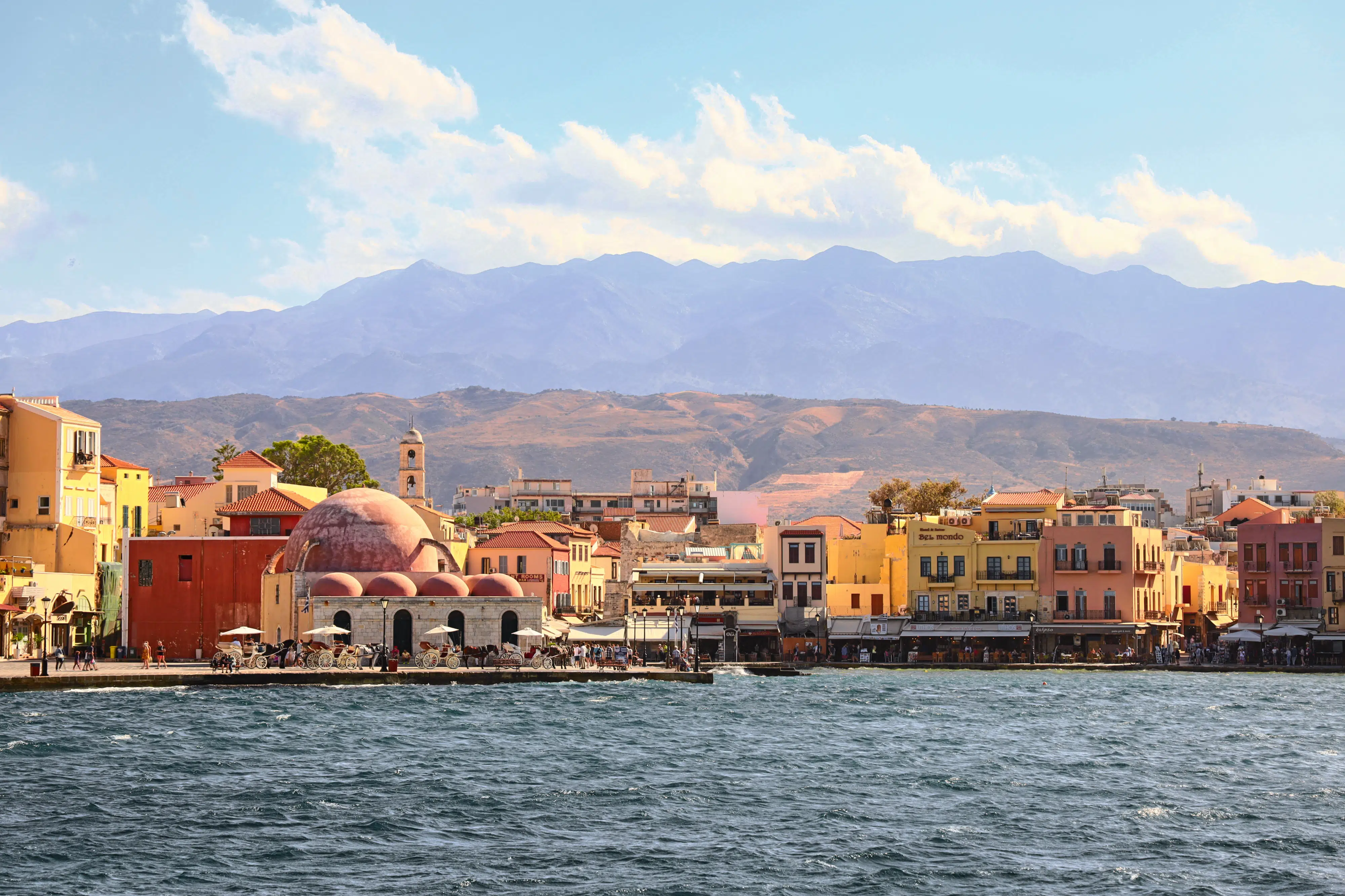 buildings, port, sea