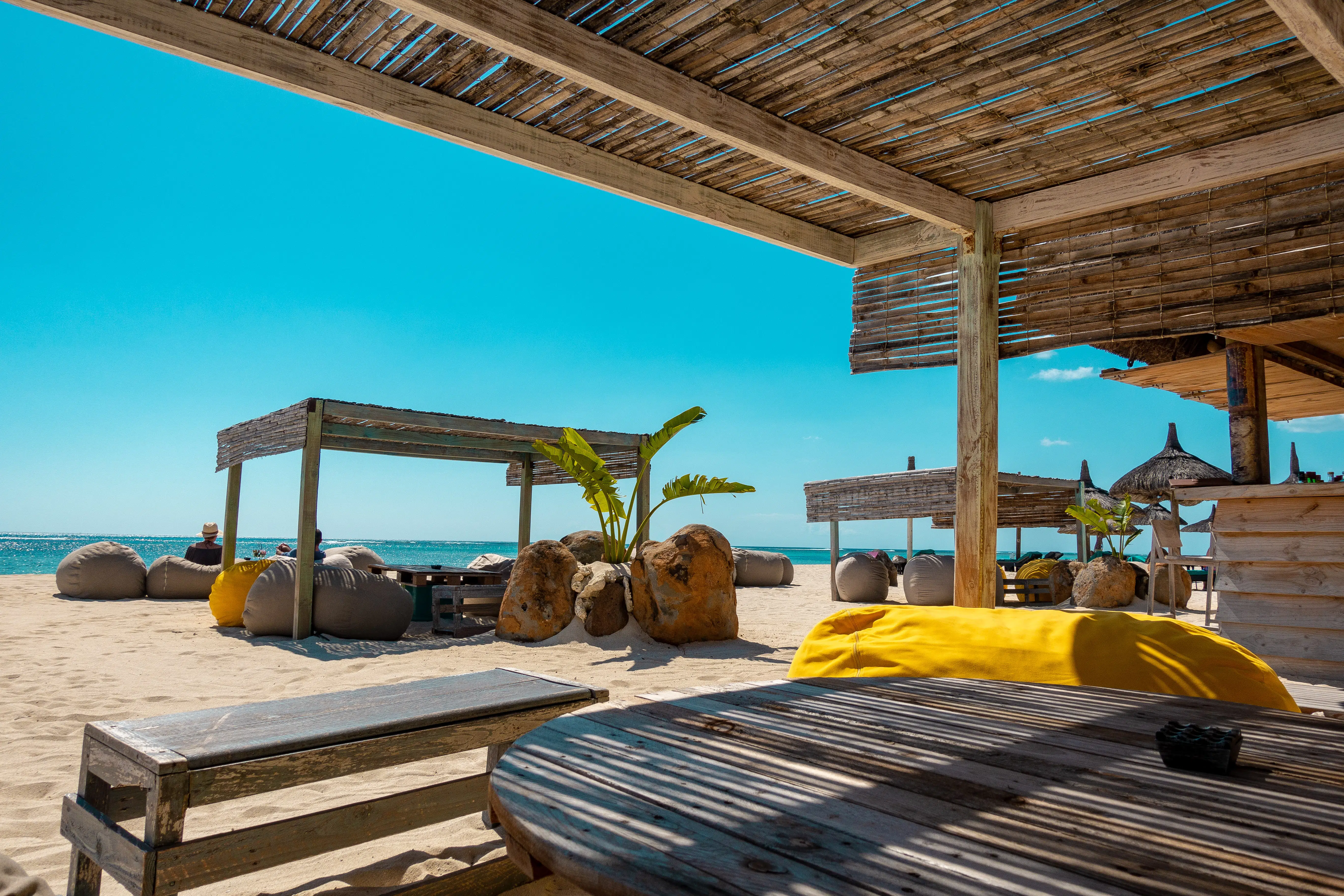 The beach bar