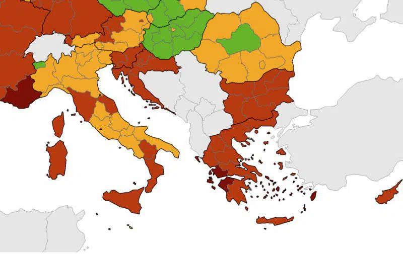coronal map greece