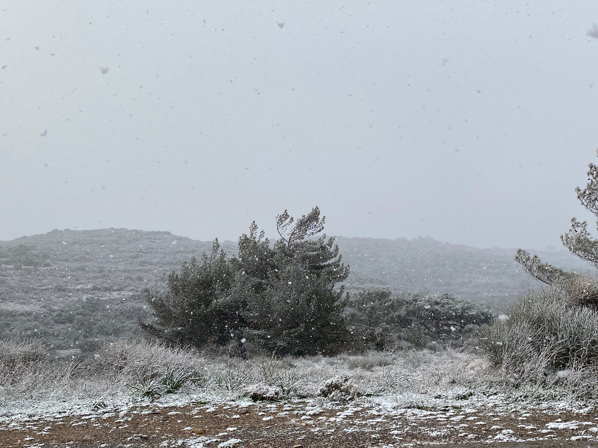 χιόνι στα Κύθηρα