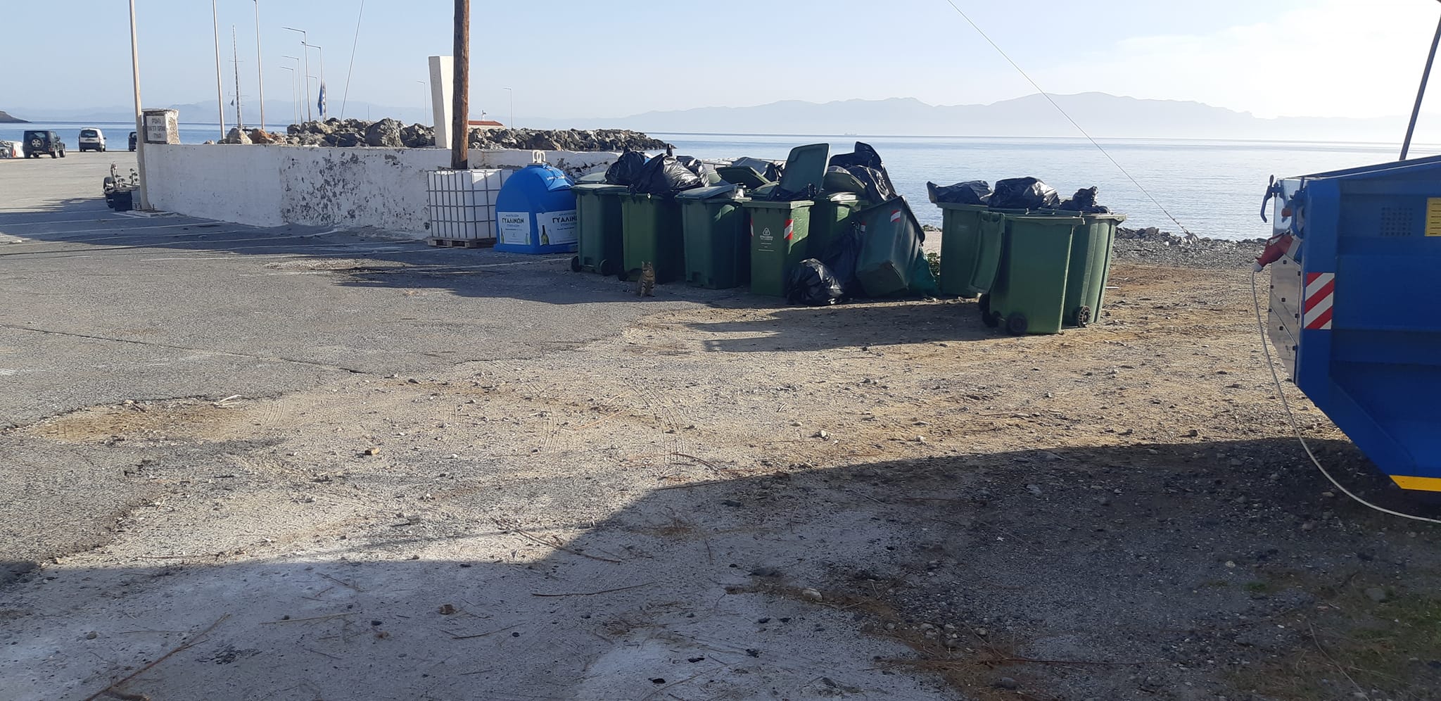 Αγία Πελαγία κάδοι καθαριότητα