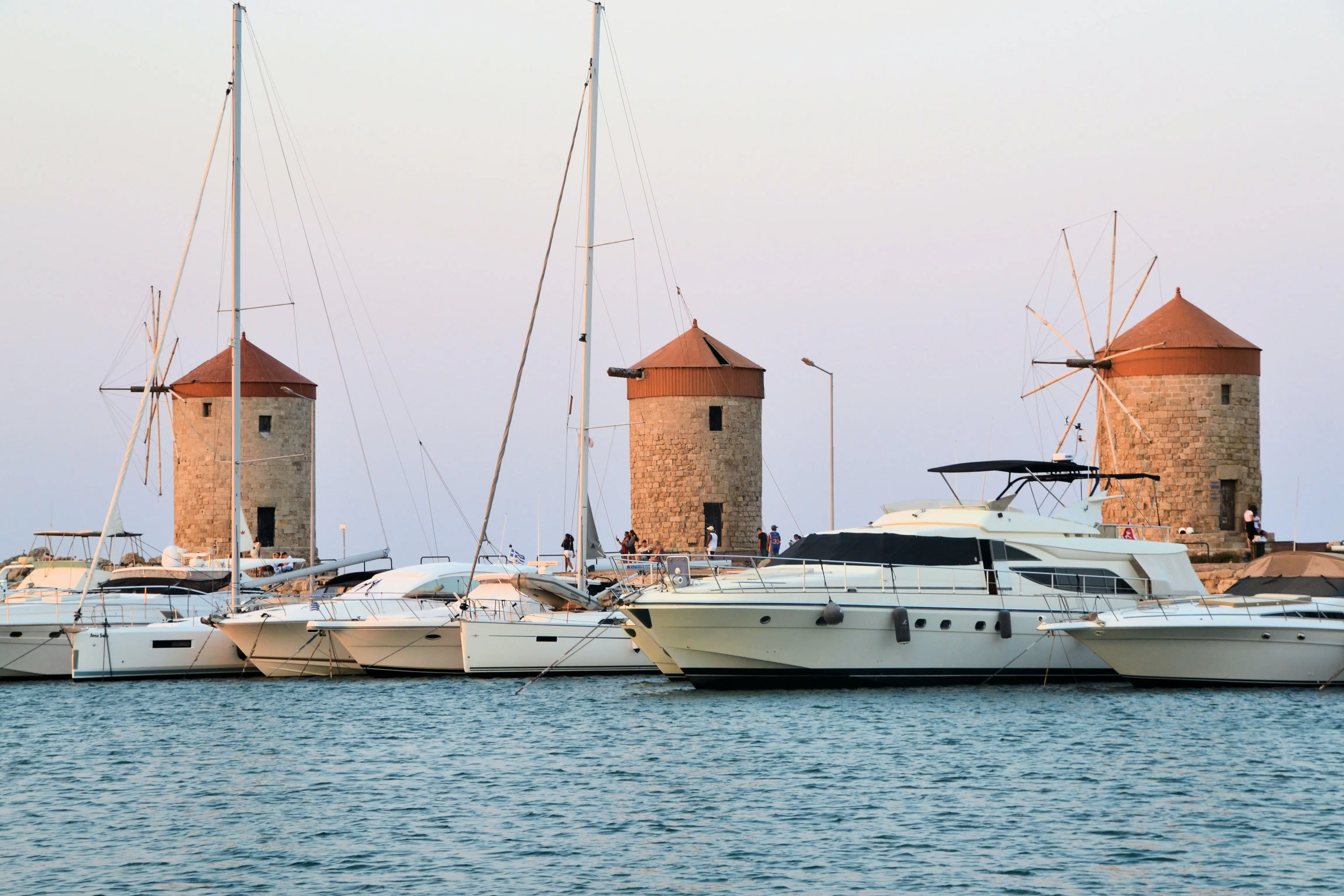 Windmills of RHodes, Greece