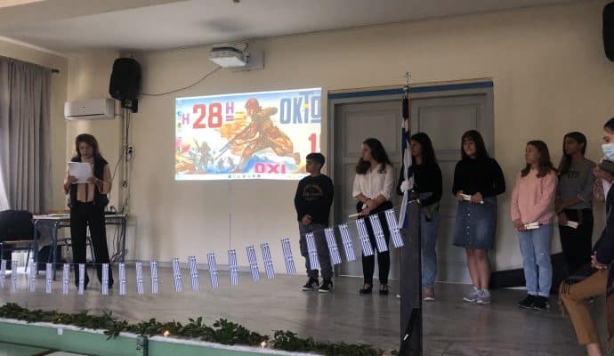 Η γιορτή της Σημαίας στο Γυμνάσιο Κυθήρων 2 giorti simaias2