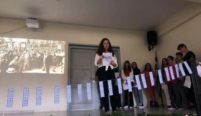 Η γιορτή της Σημαίας στο Γυμνάσιο Κυθήρων 3 giorti simaias3 1