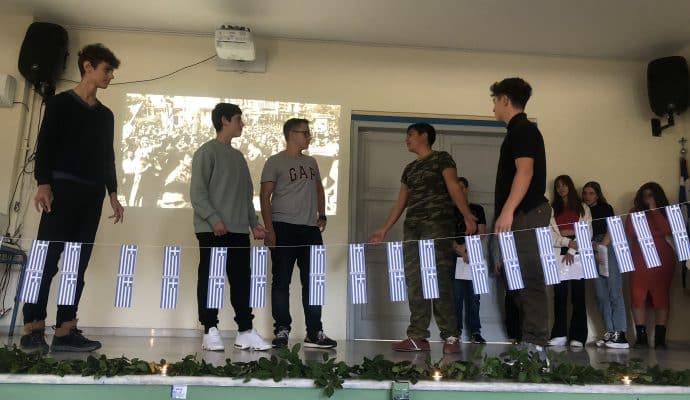 Η γιορτή της Σημαίας στο Γυμνάσιο Κυθήρων 5 giorti simaias5