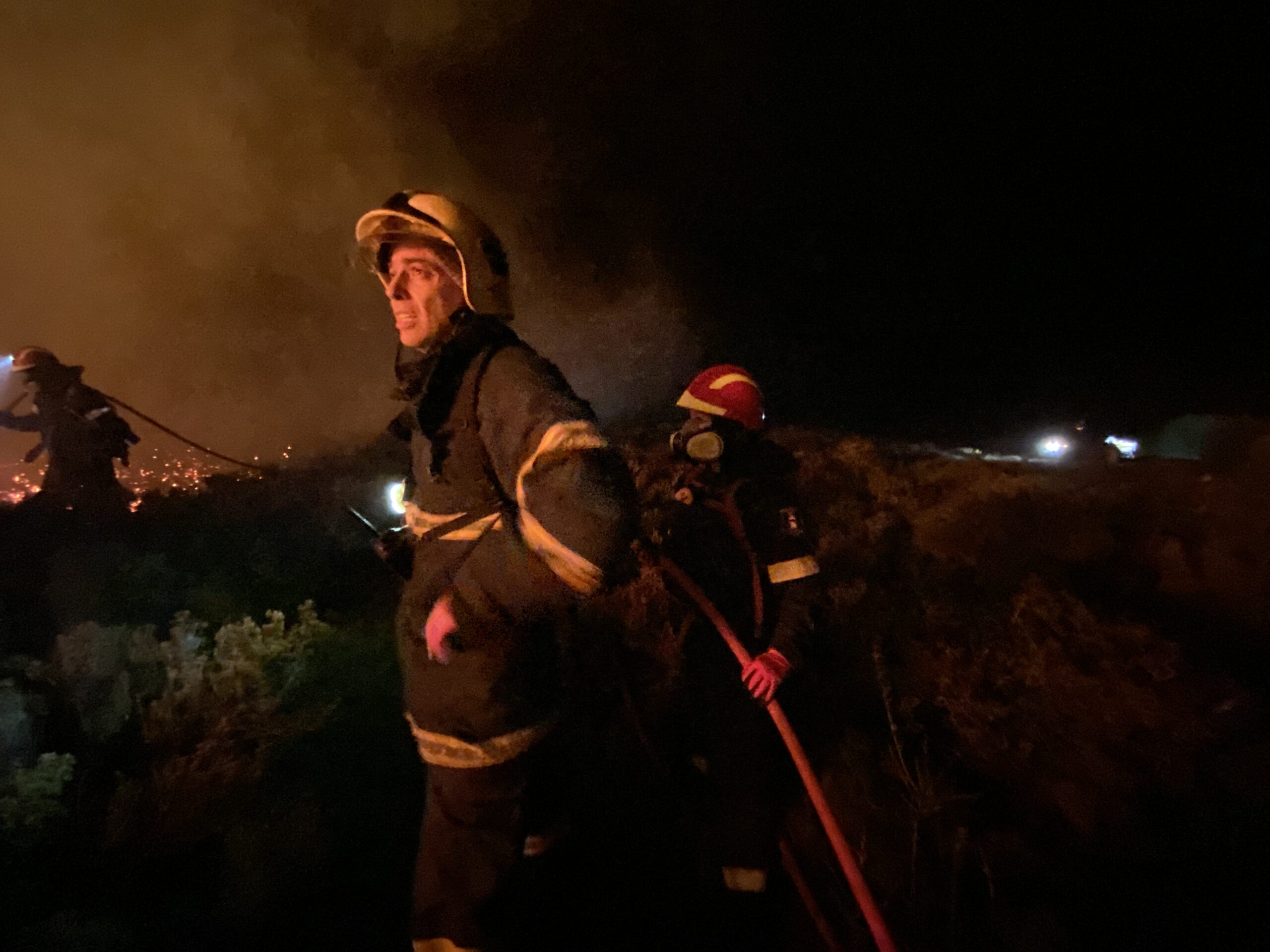πυροσβέστες στα Κύθηρα