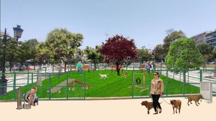σκύλοι πάρκο