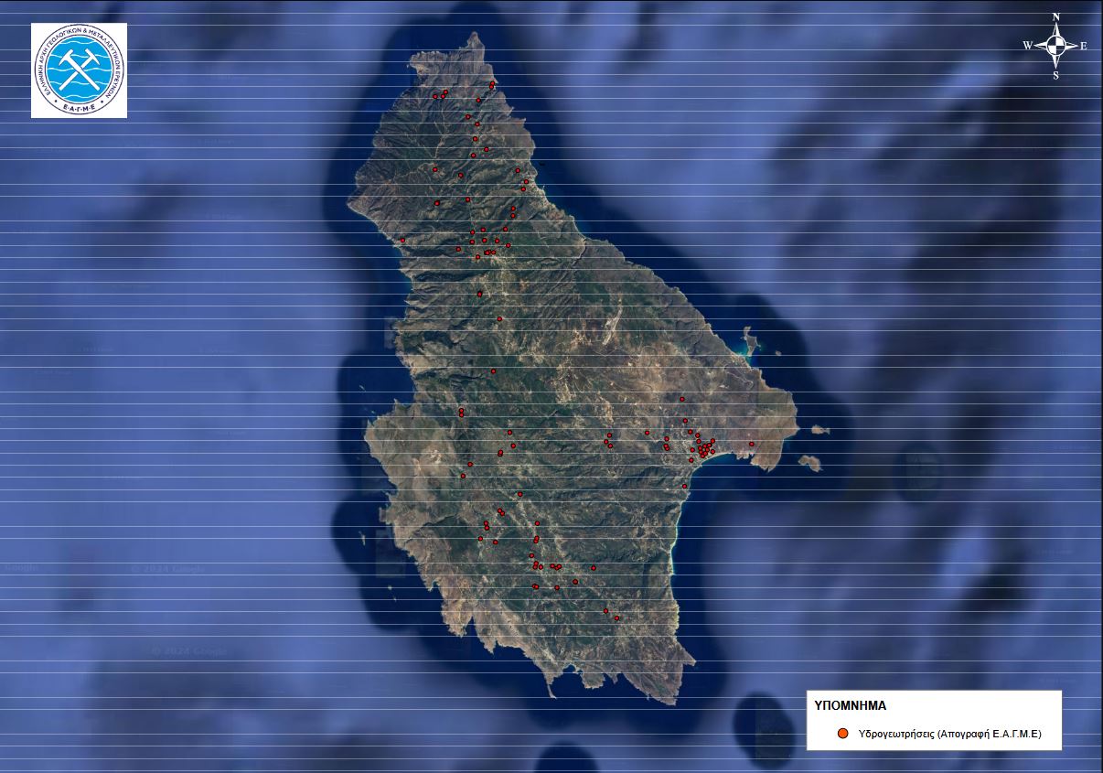 Ο χάρτης των γεωτρήσεων νερού και η πληγή της υπεράντλησης 2 Κύθηρα