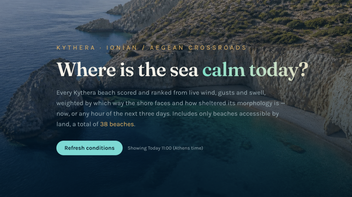 calm beaches